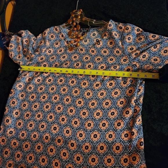 BeBop XL Mini Shift Dress Geometric Print Pullover - Picture 11 of 16